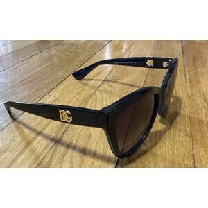 Dolce & Gabbana Designer Sunglasses DG6087 2676/8G Black 55-17-140 Gradient Lens